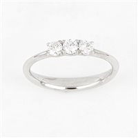 Anello Donna in Oro bianco Diamante ANPZ4208.037